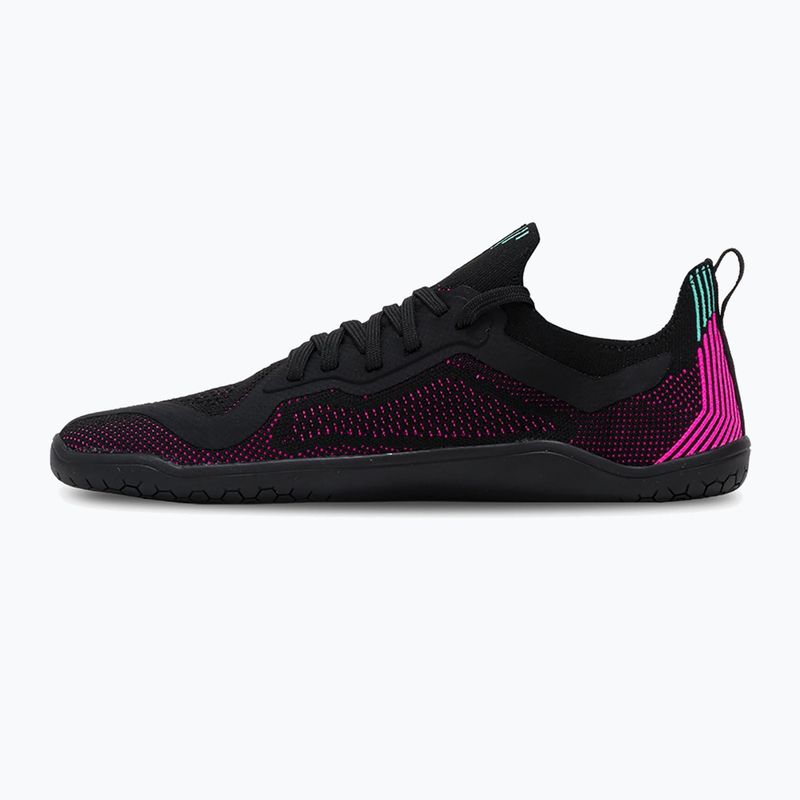 Damen-Barfußschuhe Vivobarefoot Primus Lite Knit obsidian/ vibrant pink 2