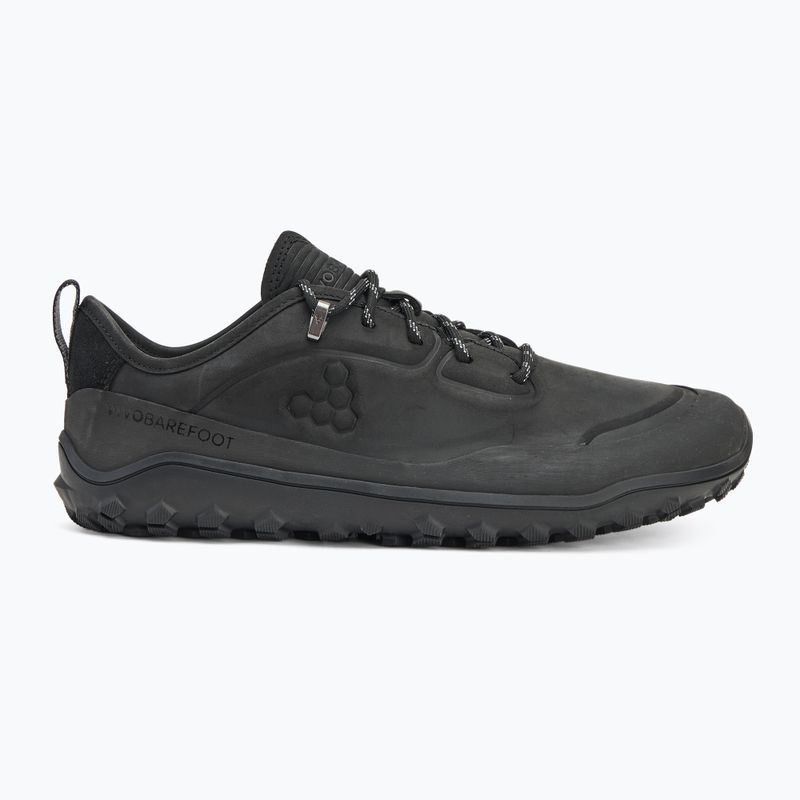 Barfußschuhe Barfoot Schuhe Herren Vivobarefoot Tracker Leather Low obsidian 2
