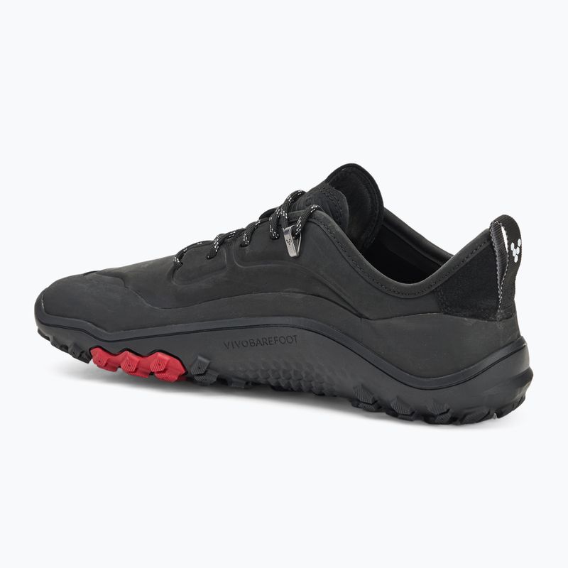 Barfußschuhe Barfoot Schuhe Herren Vivobarefoot Tracker Leather Low obsidian 3