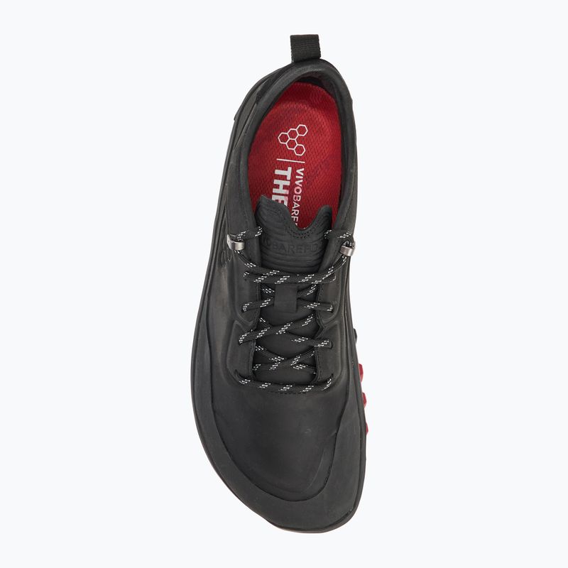 Barfußschuhe Barfoot Schuhe Herren Vivobarefoot Tracker Leather Low obsidian 5
