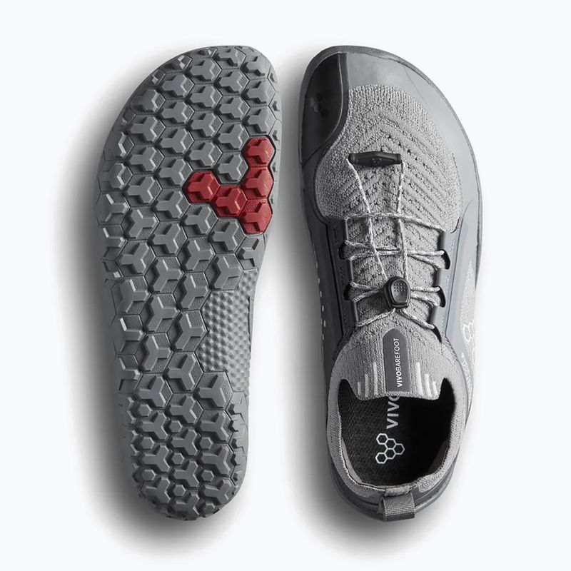 Barfußschuhe Herren Vivobarefoot Primus Trail Knit Fg storm cloud 5