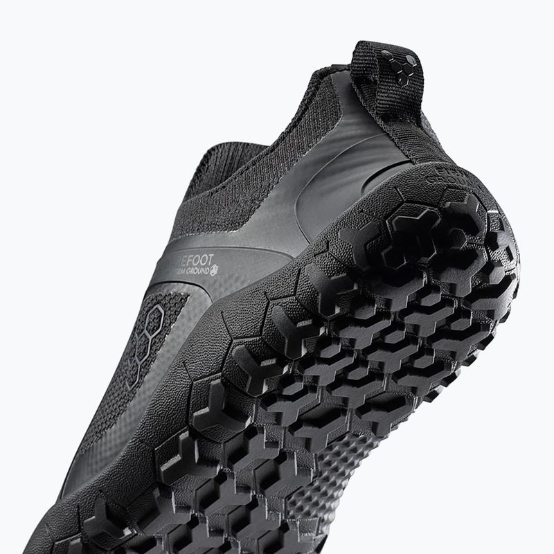 Herren Barfußschuhe Vivobarefoot Primus Trail Knit Fg obsidian/obsidian 9
