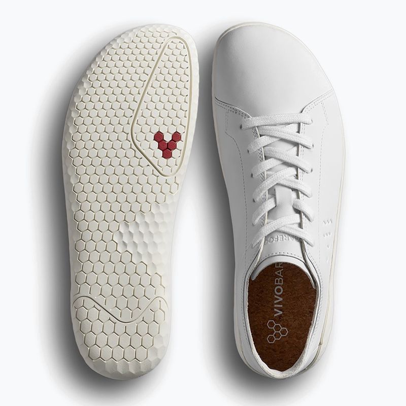 Herren Barfußschuhe Vivobarefoot Geo Court IV bright white 5