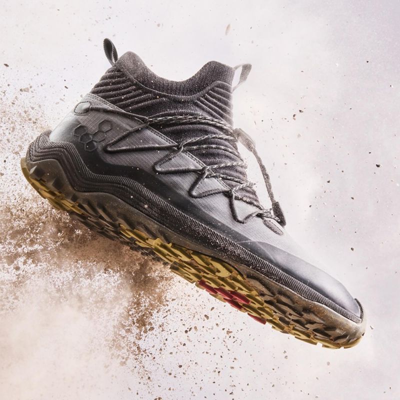 Herren Barfußschuhe Vivobarefoot Primus Trail Flow Mid dark shadow 9