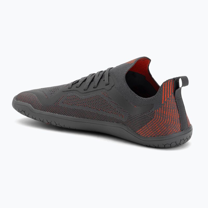 Herren-Barfußschuhe Vivobarefoot Primus Lite Knit obsidian/cherry tomato 3