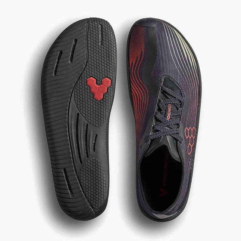 Herren Barefoot-Schuhe Vivobarefoot Primus Flow obsidian/cherry tomato 5