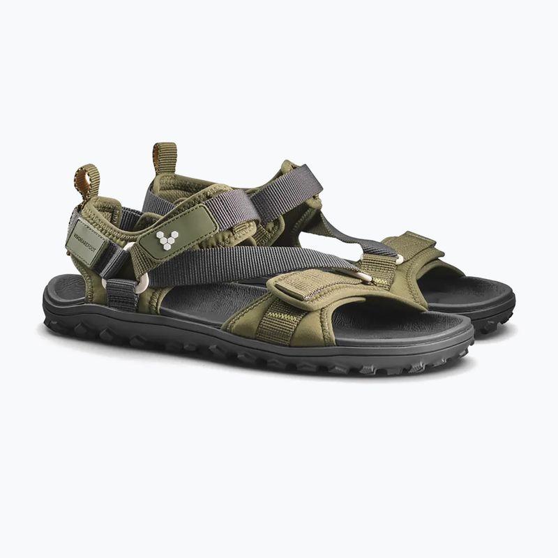 Damen-Barfußsandalen Vivobarefoot Tracker Ora dark olive 3