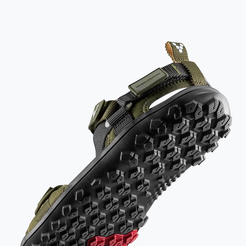 Damen-Barfußsandalen Vivobarefoot Tracker Ora dark olive 7
