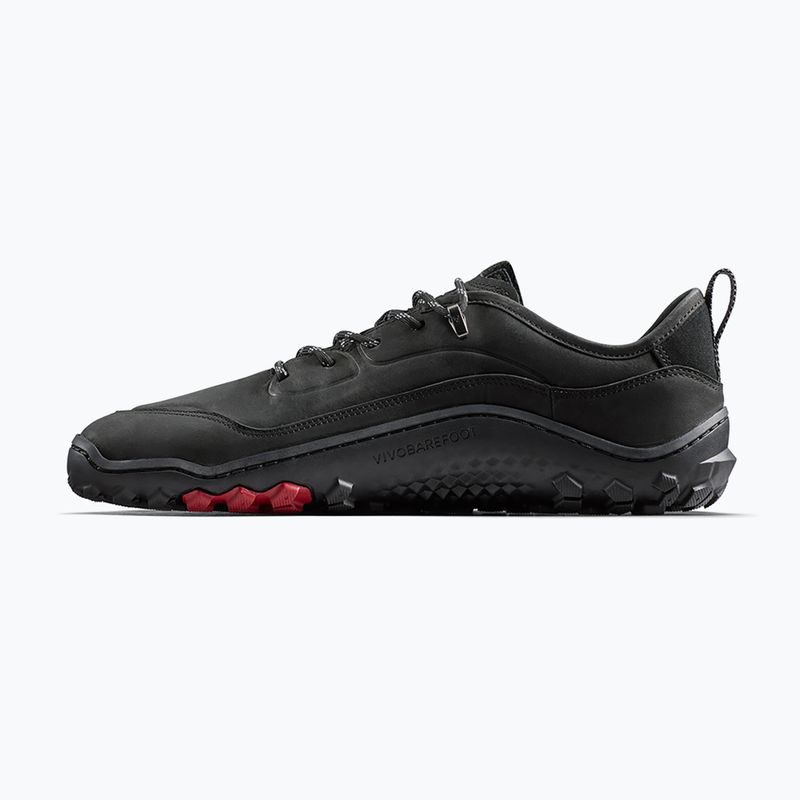 Barfußschuhe Herren Vivobarefoot Tracker Leather Low obsidian 2