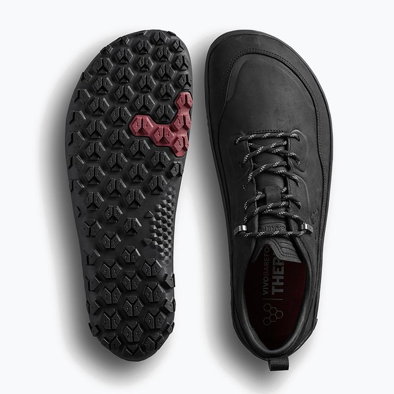 Barfußschuhe Herren Vivobarefoot Tracker Leather Low obsidian 3