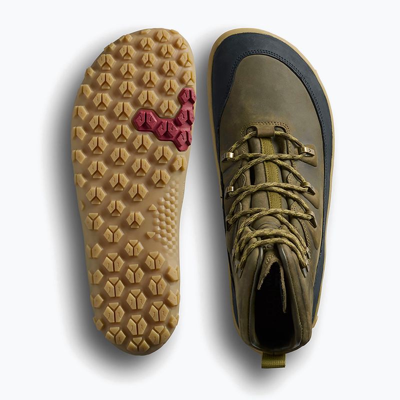 Barfußschuhe Herren Vivobarefoot Tracker Leather dark olive 6