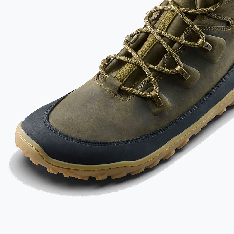 Barfußschuhe Herren Vivobarefoot Tracker Leather dark olive 7