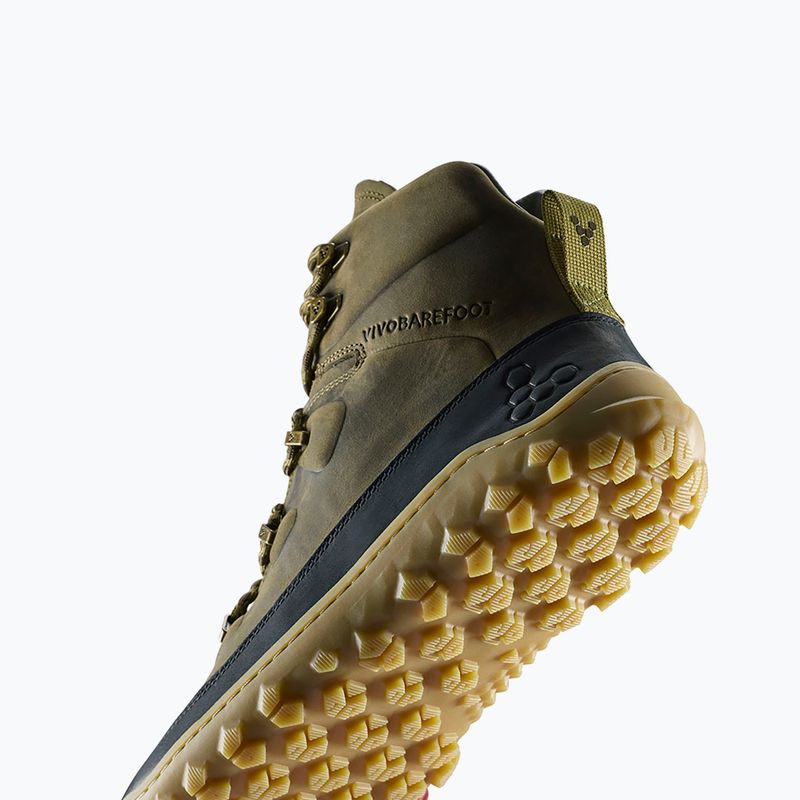Barfußschuhe Herren Vivobarefoot Tracker Leather dark olive 8
