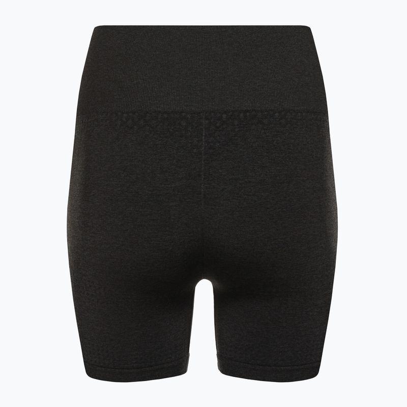 Damen Trainingsshorts Gymshark Vital Seamless schwarz meliert 6