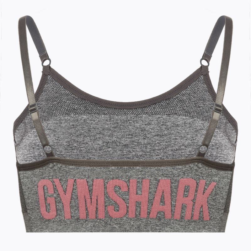 Gymshark Flex Strappy Sports Trainings-BH meliert / rosa 2