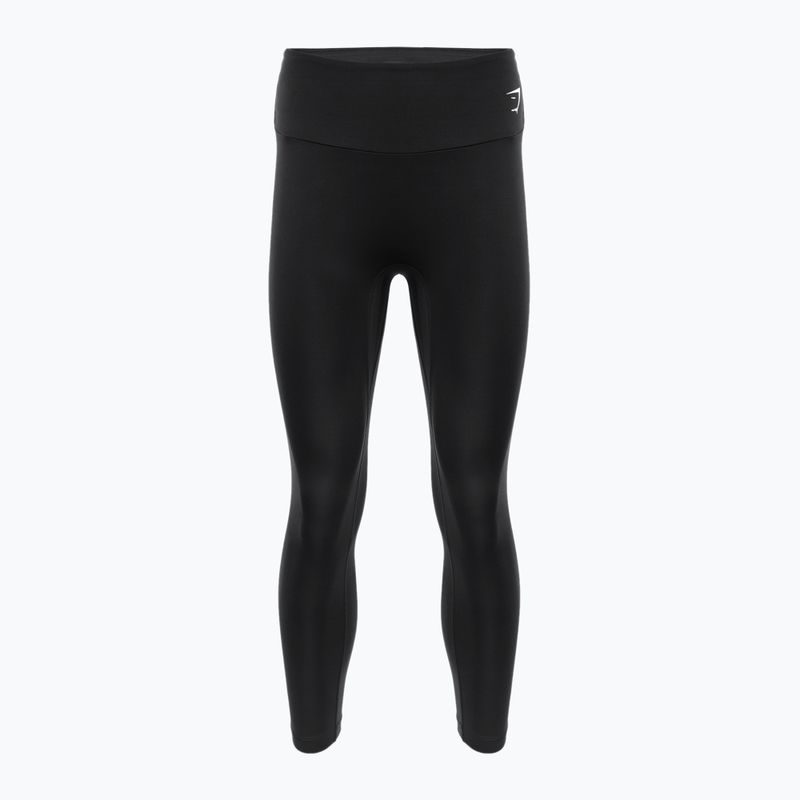 Damen Gymshark Training Leggings 7/8 schwarz