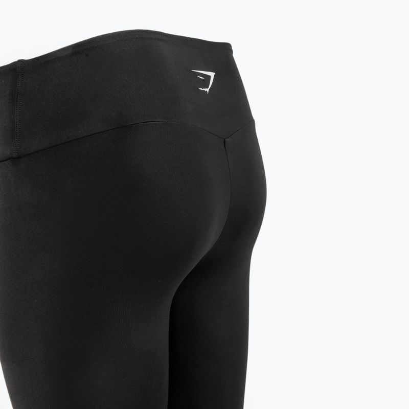 Damen Gymshark Training Leggings 7/8 schwarz