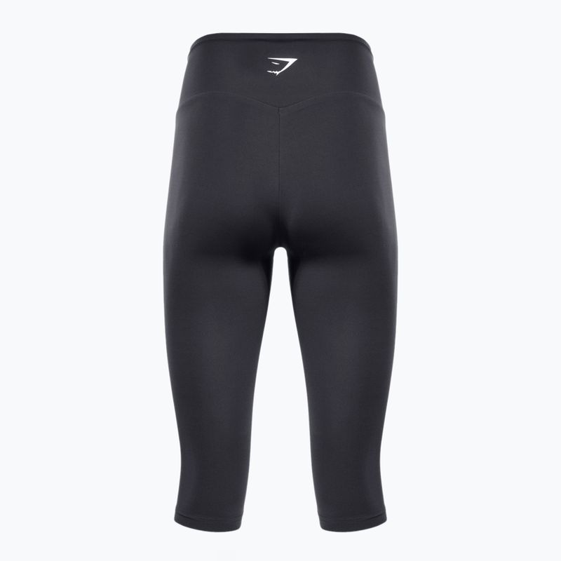 Gymshark Training Cropped Leggings für Frauen schwarz 2