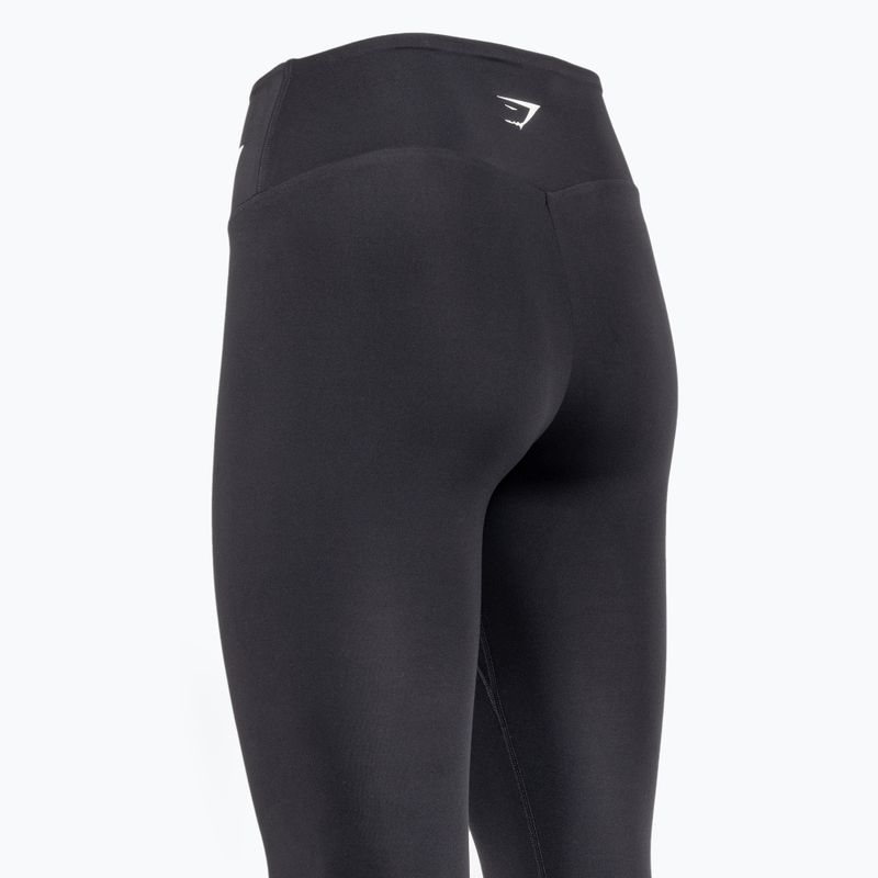 Gymshark Training Cropped Leggings für Frauen schwarz 4