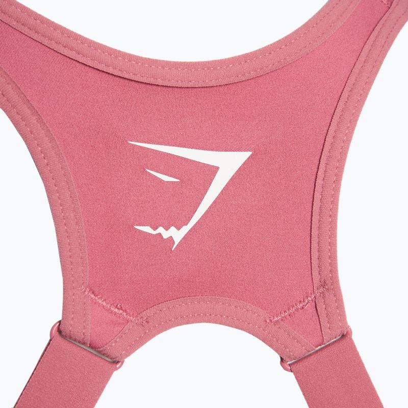 Gymshark Offener Rücken Training Sport moss rose BH