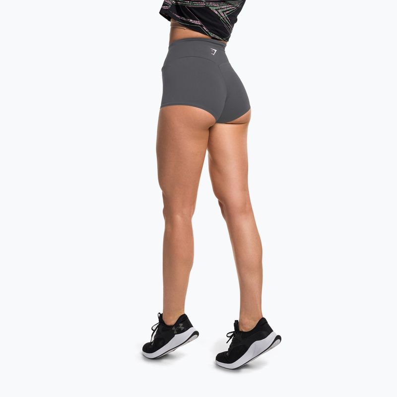 Damen Gymshark Training Short Shorts grau 3