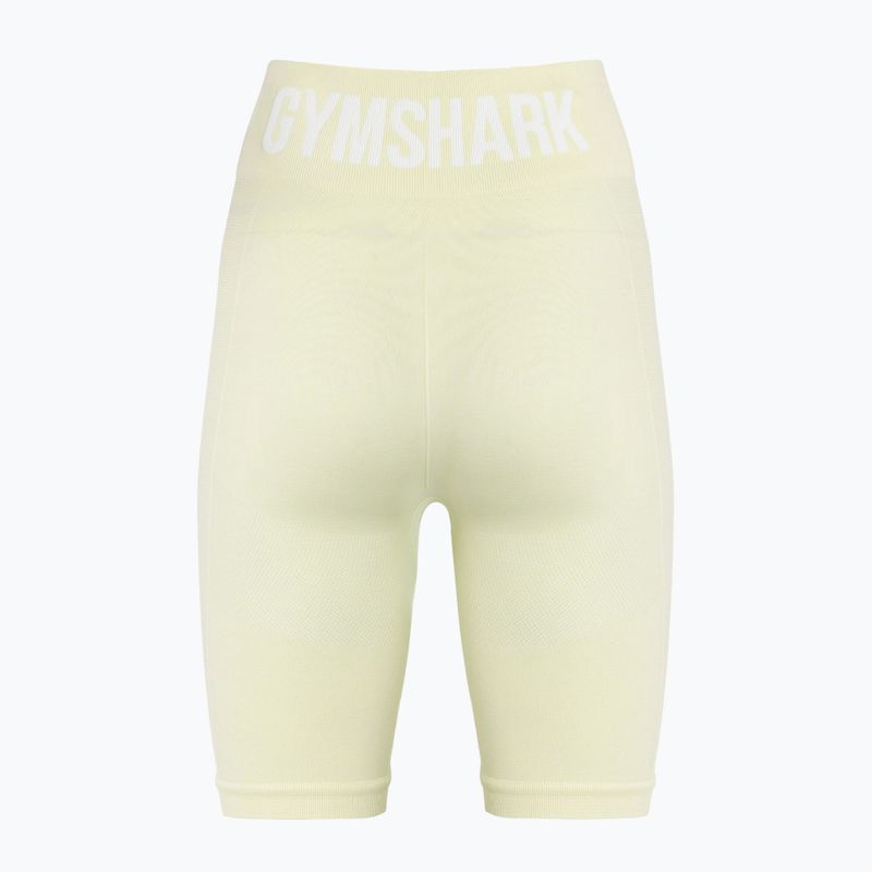 Damen Trainingsshorts Gymshark Flex Cycling grün / meliert 2