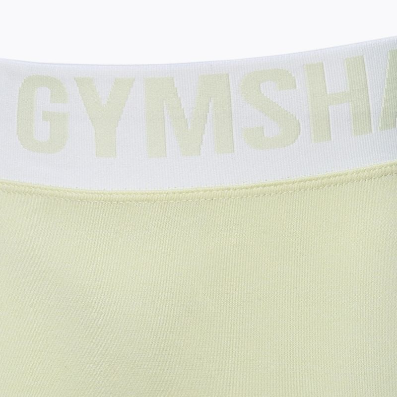 Damen Trainingsleggings Gymshark Flex Low Rise grün / meliert