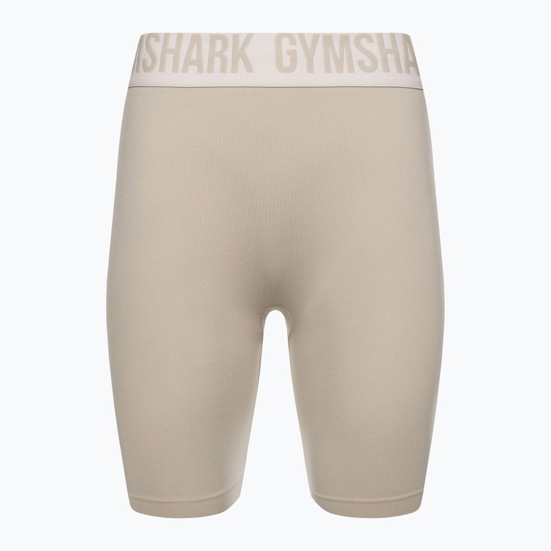 Damen Gymshark Fit Radfahren Trainingsshorts kieselgrau 5