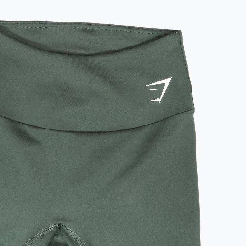 Damen Gymshark Training Full Length Leggings obsidian / grün