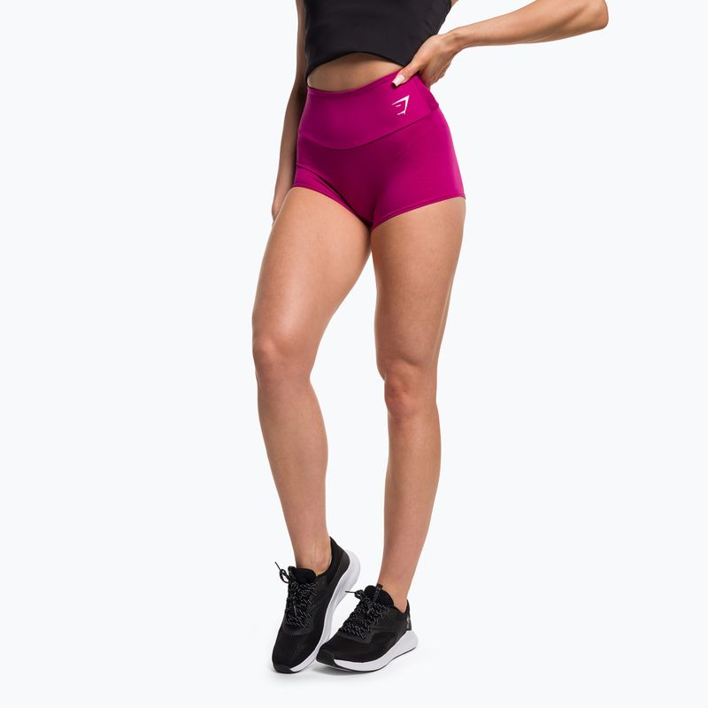 Damen Gymshark Training Short Shorts beere rosa