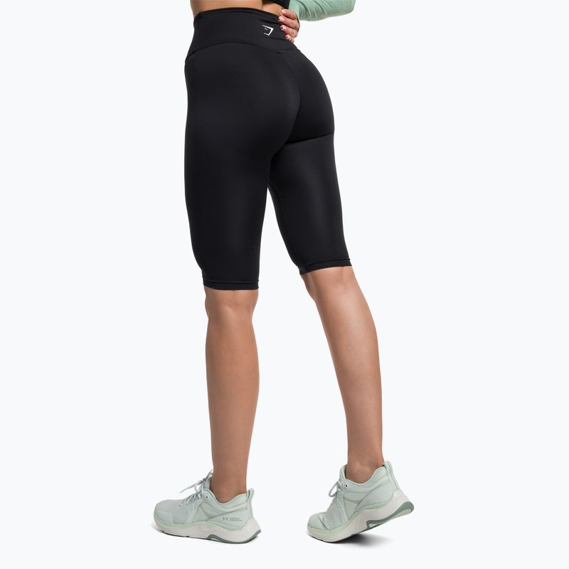 Gymshark Training Cropped Leggings für Frauen schwarz/weiß