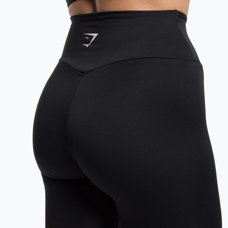 Gymshark Training Cropped Leggings für Frauen schwarz/weiß