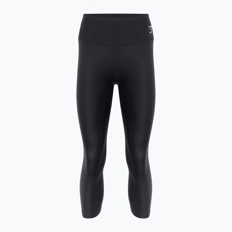 Damen Gymshark Training Leggings 7/8 schwarz