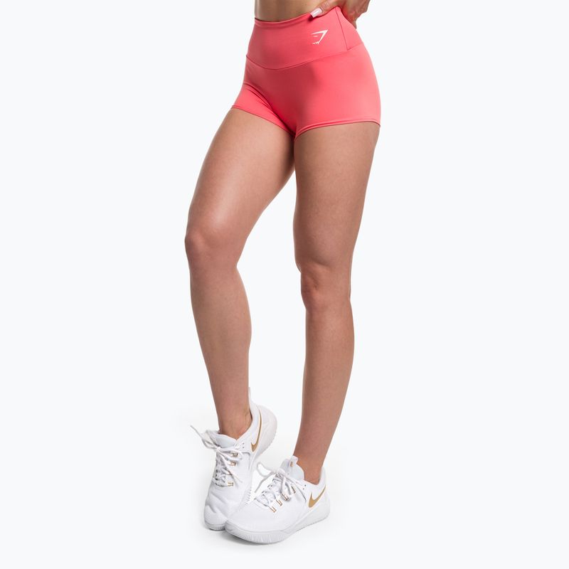 Damen Gymshark Training Short rot/rosa