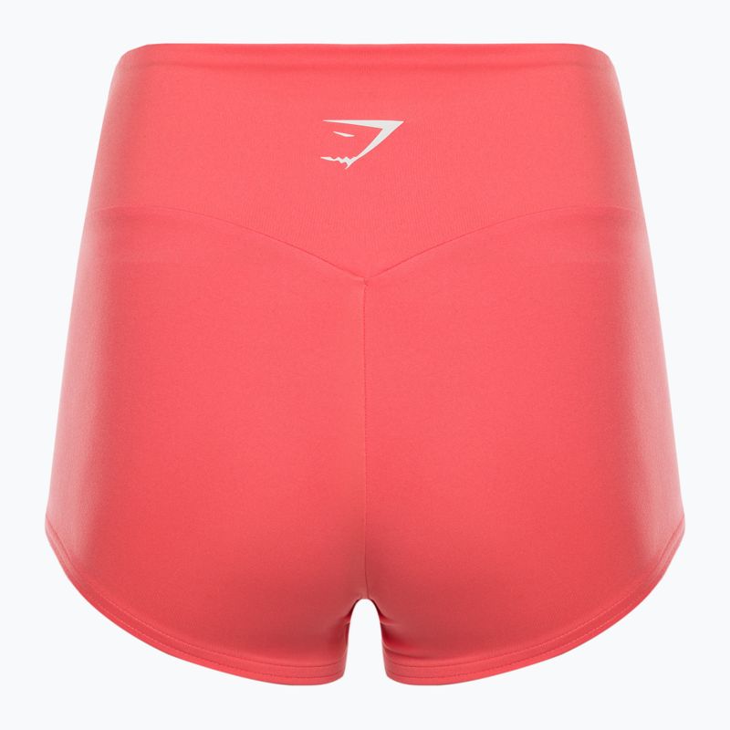 Damen Gymshark Training Short rot/rosa 6