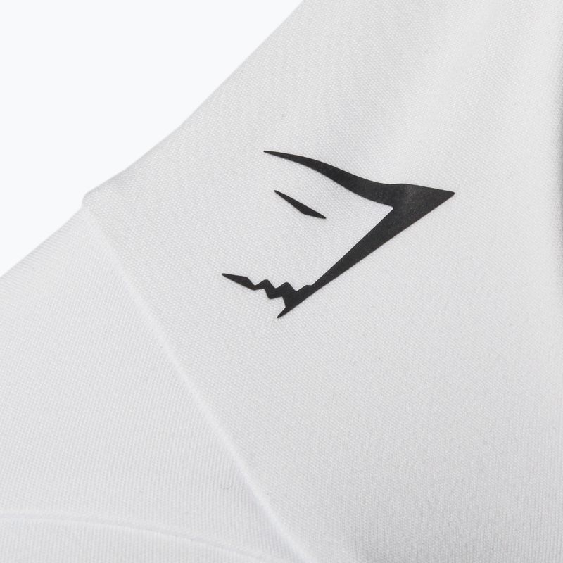 Gymshark Racer Rücken Training Sport Fitness-BH weiß