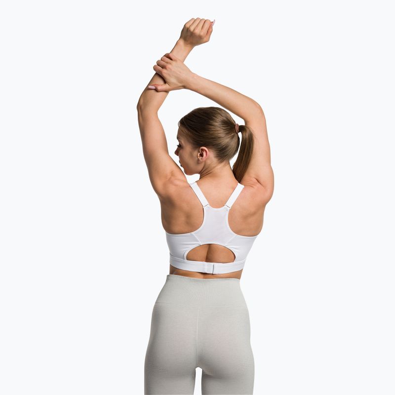 Gymshark Racer Rücken Training Sport Fitness-BH weiß