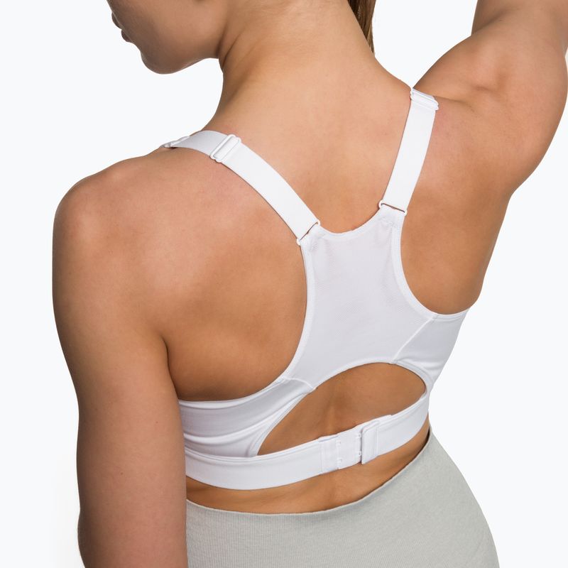 Gymshark Racer Rücken Training Sport Fitness-BH weiß