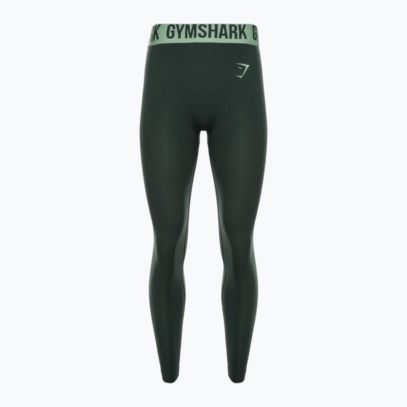 Damen Trainingsleggings Gymshark Fit obsidiangrün 5