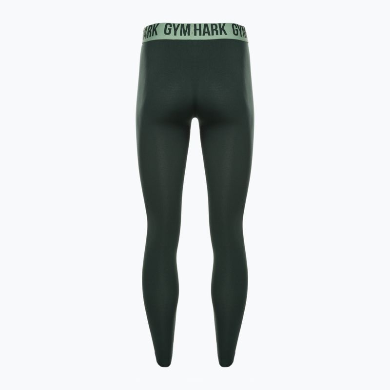 Damen Trainingsleggings Gymshark Fit obsidiangrün 6