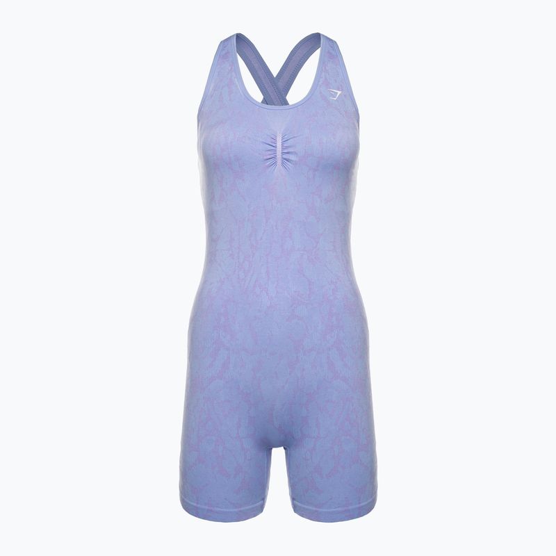 Gymshark Adapt Animal Butterfly Fitness-BH alpenblau/lila/weiß 5