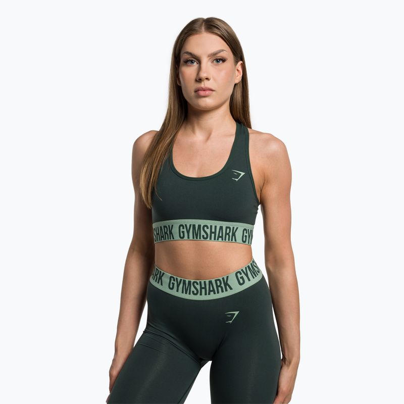 Gymshark Fit Sports grüner Fitness-BH