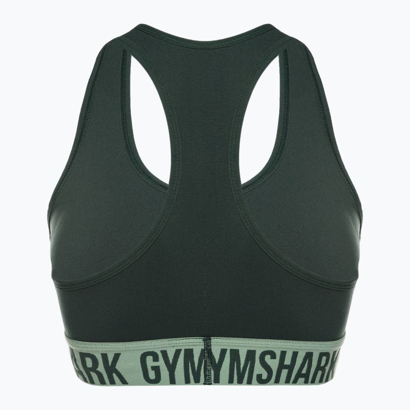 Gymshark Fit Sports grüner Fitness-BH 6