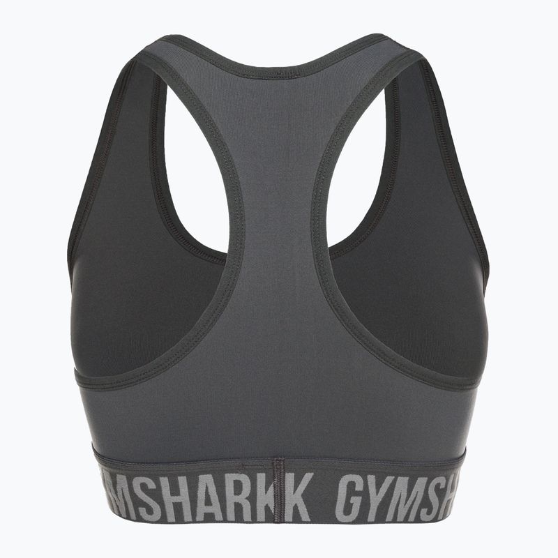 Gymshark Fit Sports grauer Fitness-BH 6