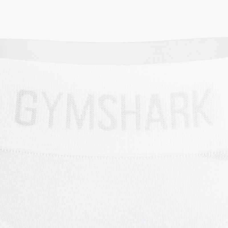 Damen Trainingsleggings Gymshark Seamless High Rise weiß 3