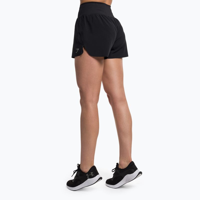 Damen Trainingsshorts Gymshark Speed schwarz 3