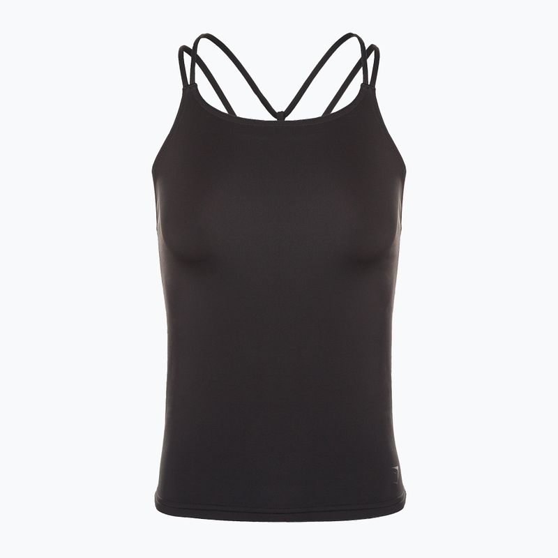 Damen-Trainingsoberteil Gymshark Studio Tank schwarz 5