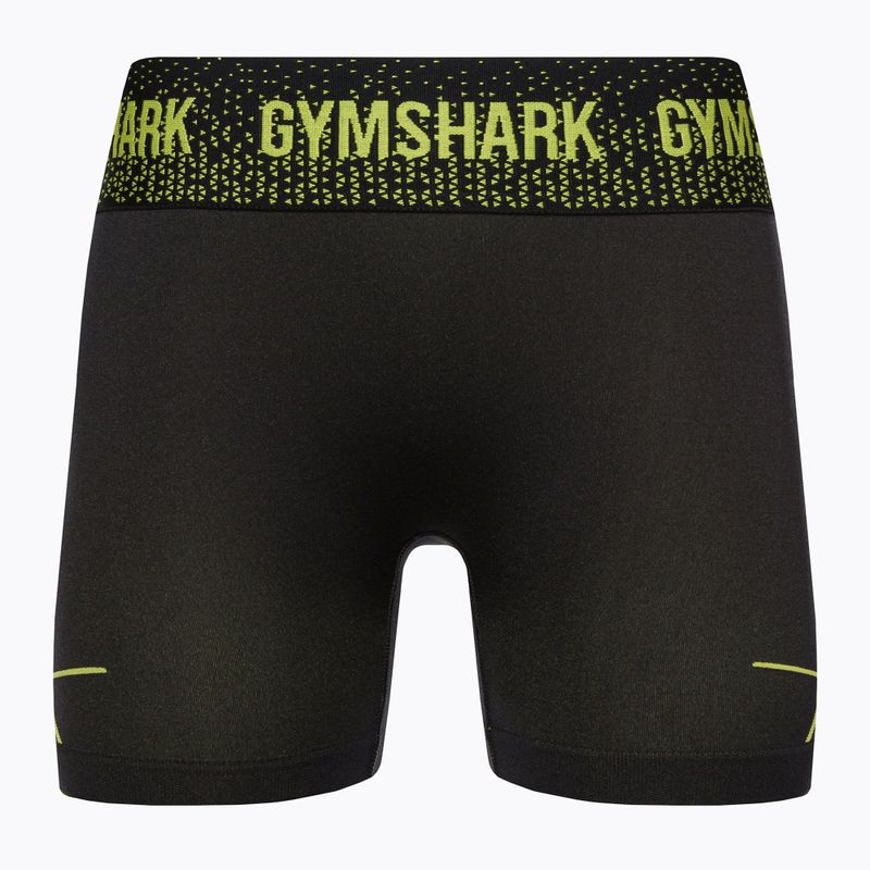 Damen Trainingsshorts Gymshark Apex Seamless Low Rise grün/schwarz 5