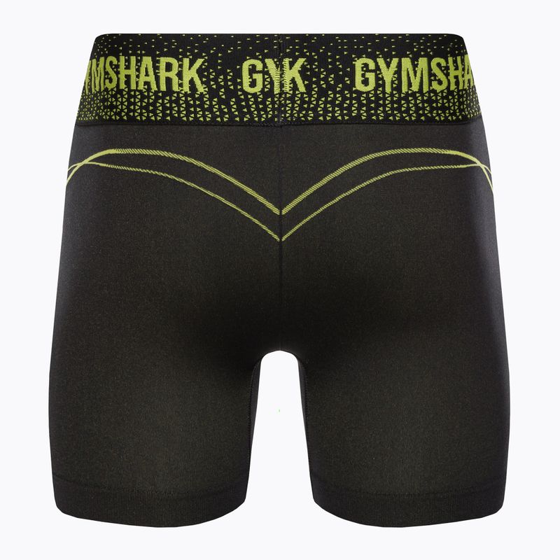 Damen Trainingsshorts Gymshark Apex Seamless Low Rise grün/schwarz 6