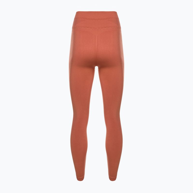 Damen Trainingsleggings Gymshark Studio Erde orange 6